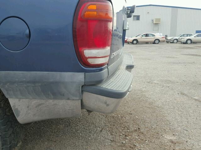 1FMZU63E5YZB73389 - 2000 FORD EXPLORER X BLUE photo 9