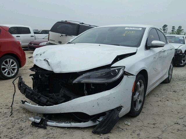 1C3CCCAB1FN744695 - 2015 CHRYSLER 200 LIMITE WHITE photo 2