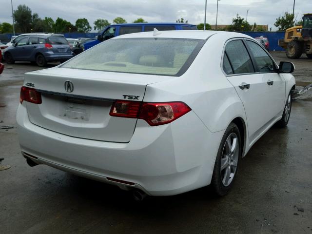 JH4CU2F63CC002447 - 2012 ACURA TSX TECH WHITE photo 4