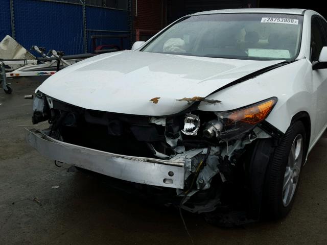 JH4CU2F63CC002447 - 2012 ACURA TSX TECH WHITE photo 9