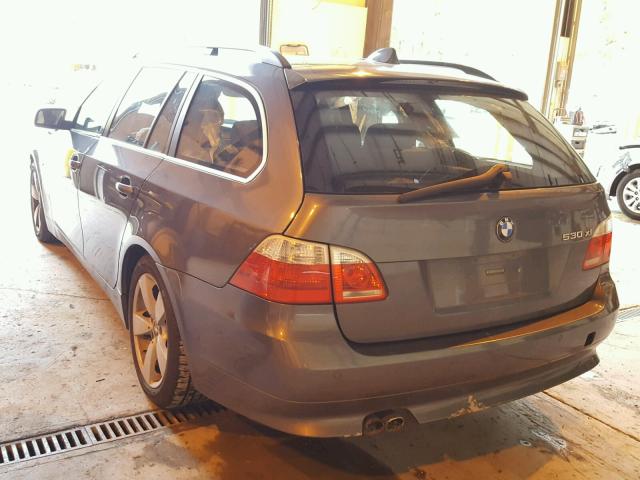 WBANN73596CN01982 - 2006 BMW 530 XIT GRAY photo 3