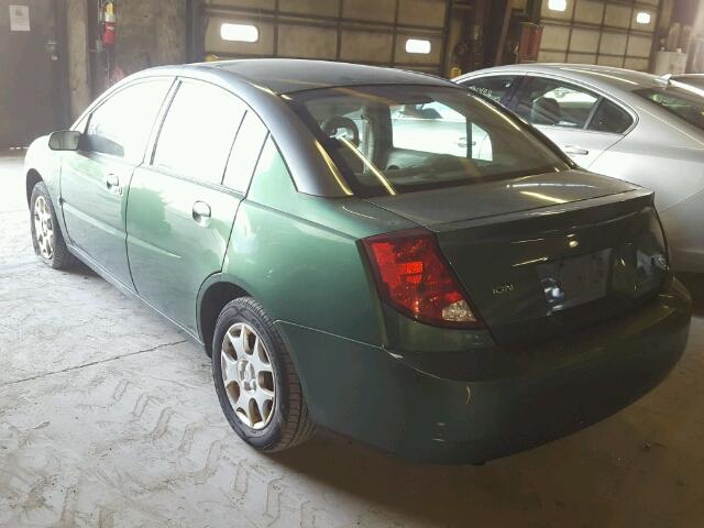 1G8AJ52F63Z133341 - 2003 SATURN ION LEVEL GREEN photo 3