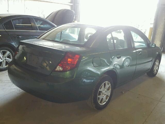 1G8AJ52F63Z133341 - 2003 SATURN ION LEVEL GREEN photo 4