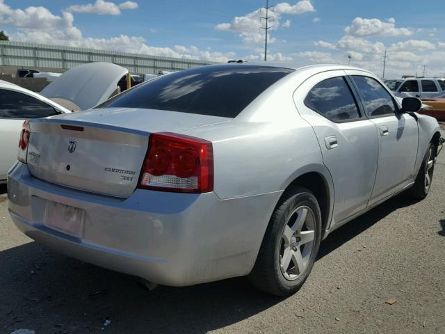 2B3CA3CV6AH285157 - 2010 DODGE CHARGER SX SILVER photo 4