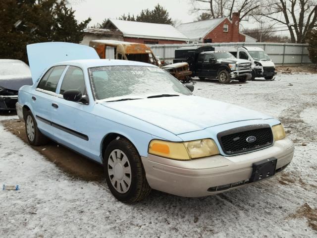 2FAHP71V18X103223 - 2008 FORD CROWN VICT BLUE photo 1