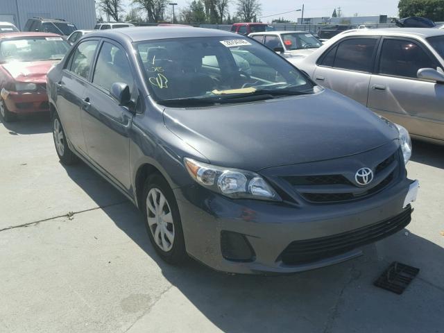 JTDBU4EE9DJ113258 - 2013 TOYOTA COROLLA BA GRAY photo 1