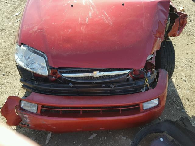 KL1TD66656B578521 - 2006 CHEVROLET AVEO BASE Kırmızı fotoğraf 7