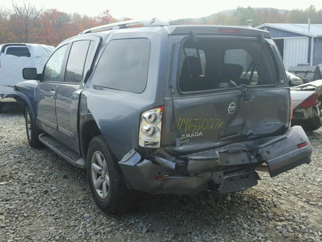 5N1BA0ND5EN608023 - 2014 NISSAN ARMADA SV GRAY photo 3