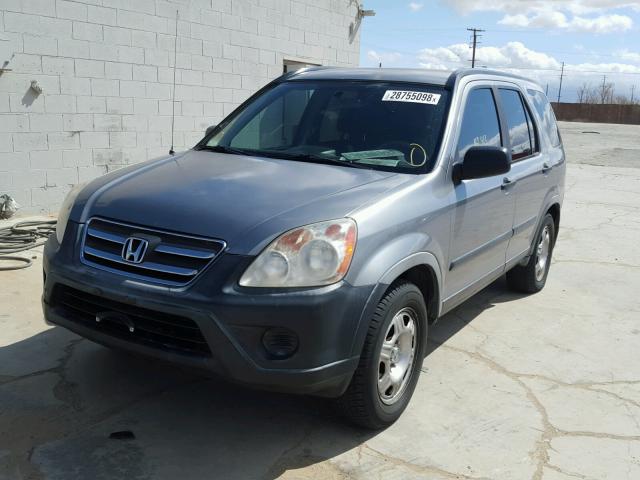 JHLRD68566C019144 - 2006 HONDA CR-V LX GRAY photo 2