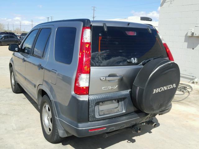 JHLRD68566C019144 - 2006 HONDA CR-V LX GRAY photo 3