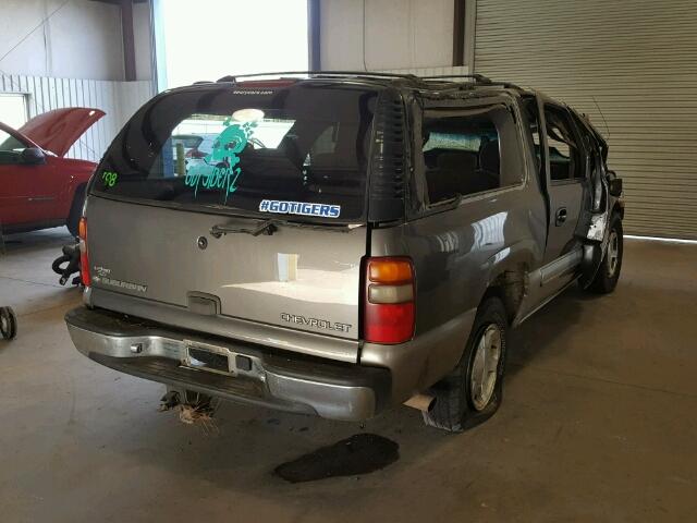 3GNFK16T9YG106375 - 2000 CHEVROLET K1500 SUBU GRAY photo 4