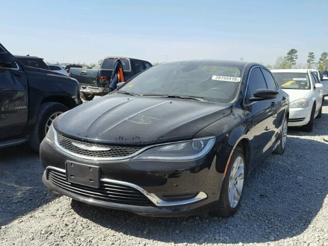 1C3CCCAB9FN715929 - 2015 CHRYSLER 200 LIMITE BLACK photo 2