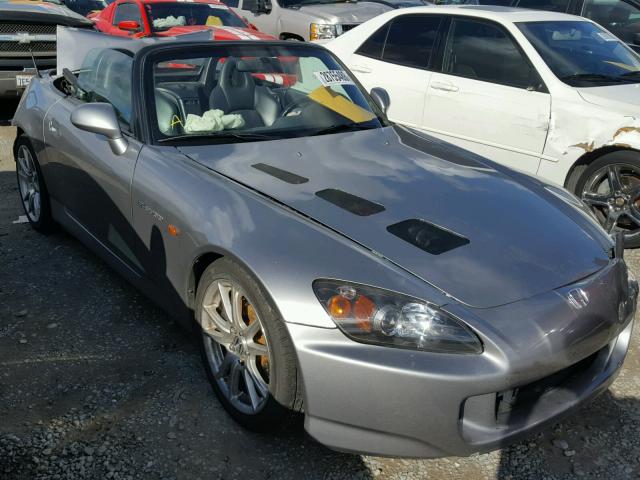 JHMAP21455S000681 - 2005 HONDA S2000 SILVER photo 1