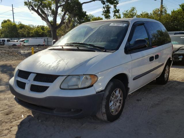 1D4GP25B34B516740 - 2004 DODGE CARAVAN SE WHITE photo 2