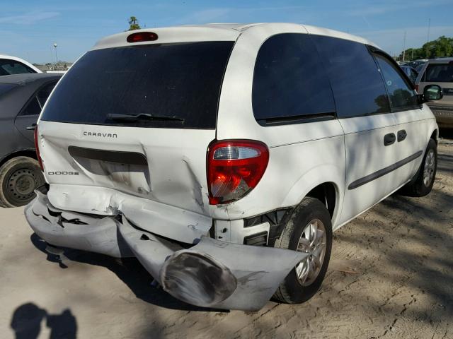 1D4GP25B34B516740 - 2004 DODGE CARAVAN SE WHITE photo 4