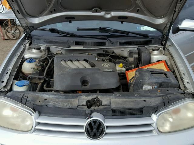 9BWBL61J954032302 - 2005 VOLKSWAGEN GOLF GL SILVER photo 7