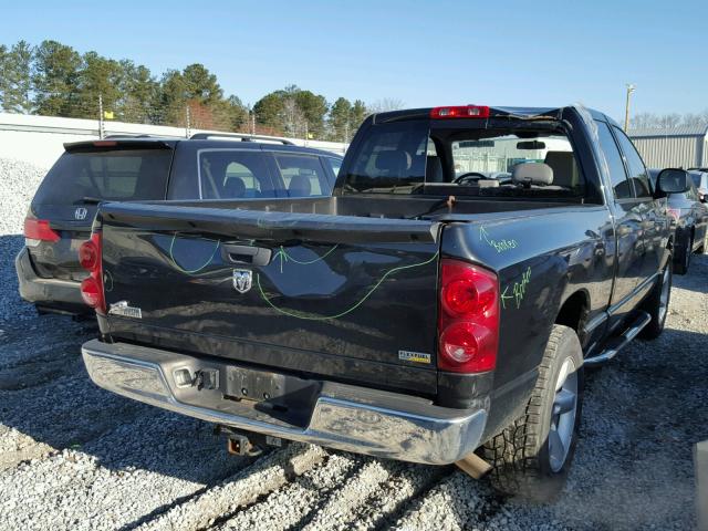 1D7HA18N08S537625 - 2008 DODGE RAM 1500 S BLACK photo 4