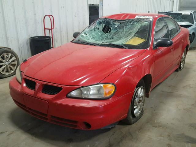 1G2NE52F04M676148 - 2004 PONTIAC GRAND AM S Qırmızı foto 2