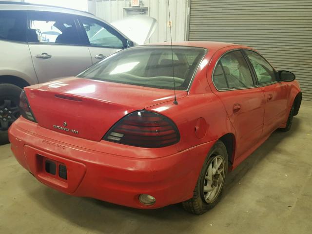 1G2NE52F04M676148 - 2004 PONTIAC GRAND AM S Qırmızı foto 4