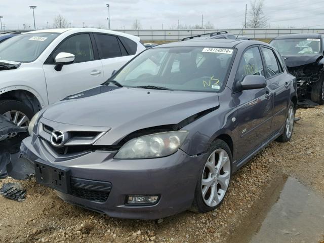 JM1BK343671640999 - 2007 MAZDA 3 HATCHBAC GRAY photo 2