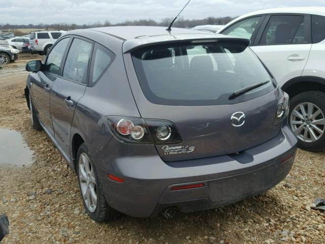 JM1BK343671640999 - 2007 MAZDA 3 HATCHBAC GRAY photo 3