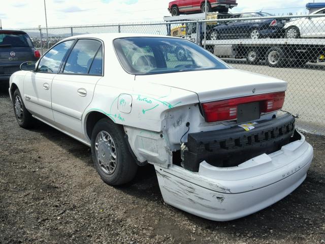 2G4WS52J221215762 - 2002 BUICK CENTURY CU WHITE photo 3