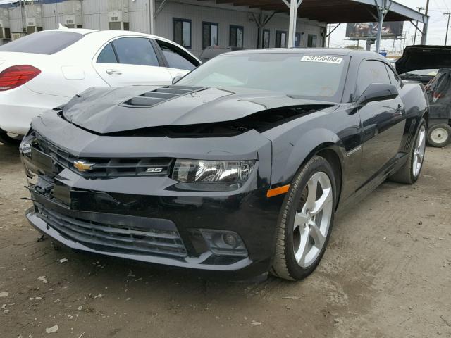 2G1FG1EW3F9237081 - 2015 CHEVROLET CAMARO SS Negro foto 2