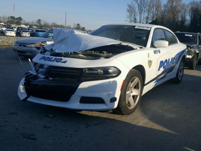 2C3CDXAT7GH356412 - 2016 DODGE CHARGER PO WHITE photo 2