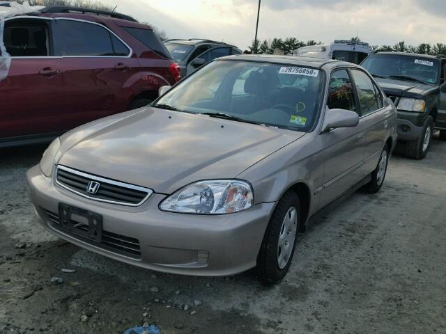 1HGEJ8642YL048350 - 2000 HONDA CIVIC EX TAN photo 2