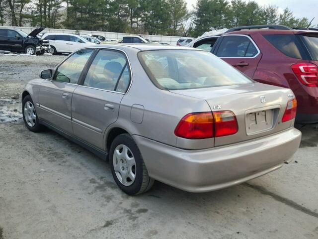 1HGEJ8642YL048350 - 2000 HONDA CIVIC EX TAN photo 3