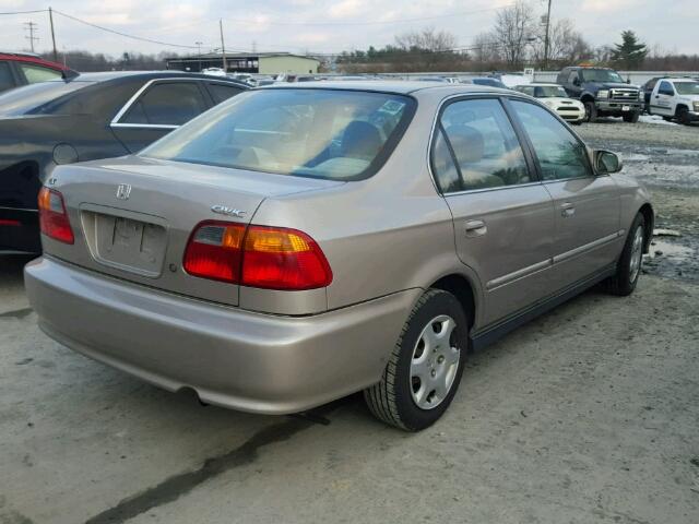 1HGEJ8642YL048350 - 2000 HONDA CIVIC EX TAN photo 4