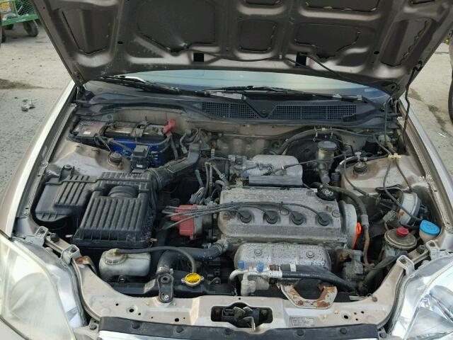 1HGEJ8642YL048350 - 2000 HONDA CIVIC EX TAN photo 7