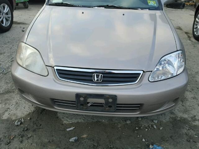 1HGEJ8642YL048350 - 2000 HONDA CIVIC EX TAN photo 9