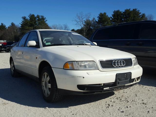 WAUBB28DXWA261111 - 1998 AUDI A4 1.8T WHITE photo 1