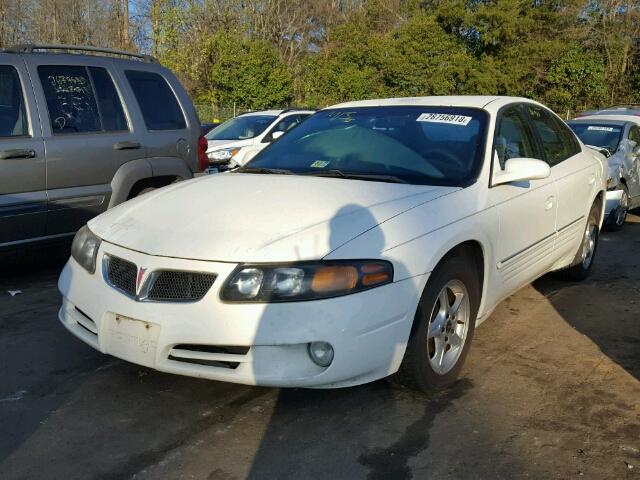 1G2HX54K624124202 - 2002 PONTIAC BONNEVILLE WHITE photo 2