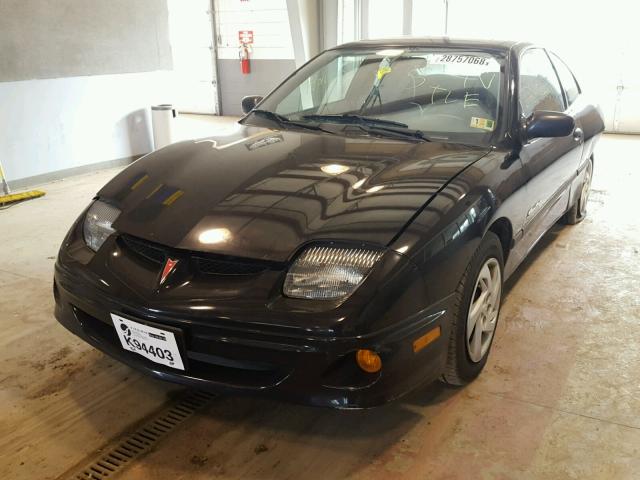 1G2JB12F327480099 - 2002 PONTIAC SUNFIRE SE BLACK photo 2