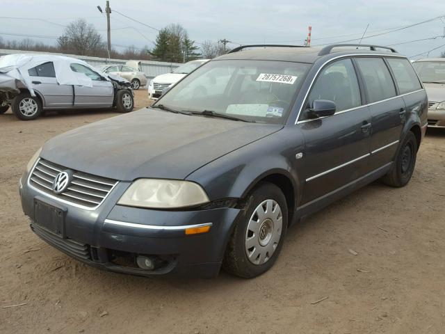 WVWVH63B62E104626 - 2002 VOLKSWAGEN PASSAT GLS CHARCOAL photo 2