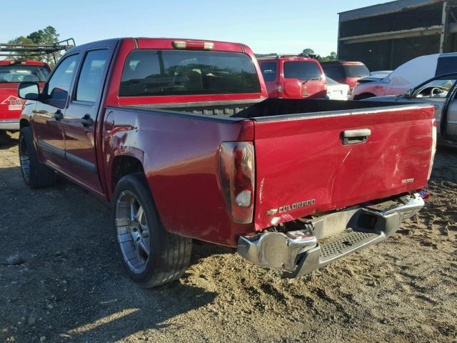 1GCCS136268141448 - 2006 CHEVROLET COLORADO RED photo 3