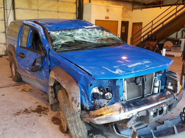 1GCDT19E078112256 - 2007 CHEVROLET COLORADO BLUE photo 1