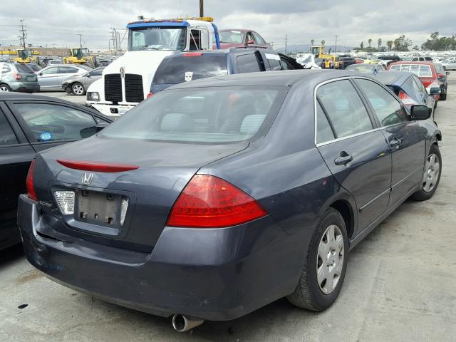 1HGCM56457A149258 - 2007 HONDA ACCORD LX GRAY photo 4