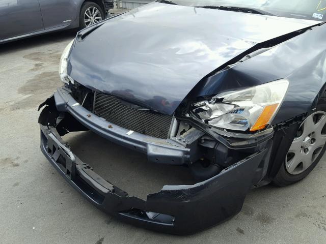 1HGCM56457A149258 - 2007 HONDA ACCORD LX GRAY photo 9