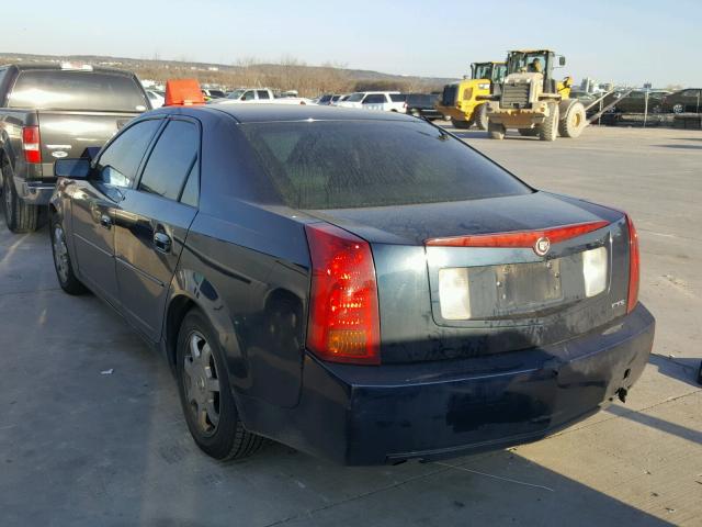 1G6DM577X40188279 - 2004 CADILLAC CTS BLACK photo 3