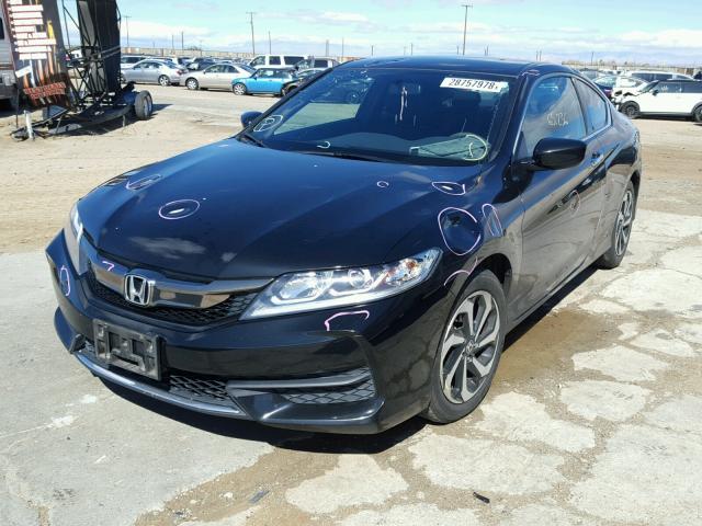 1HGCT1B32GA004428 - 2016 HONDA ACCORD LX- BLACK photo 2