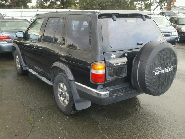 JN8AR05SXWW230983 - 1998 NISSAN PATHFINDER BLACK photo 3