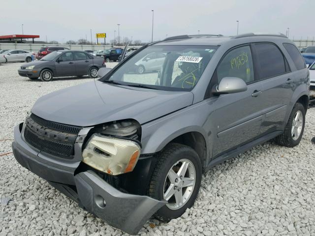 2CNDL73F566057789 - 2006 CHEVROLET EQUINOX LT GRAY photo 2