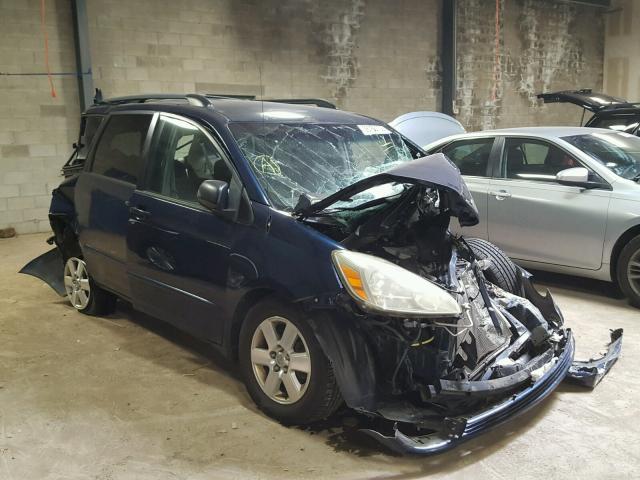 5TDZA23C75S368475 - 2005 TOYOTA SIENNA CE BLUE photo 1