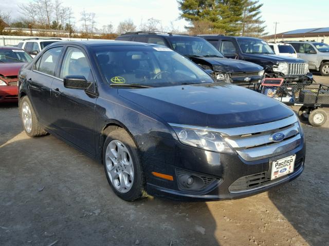 3FAHP0HA0BR327700 - 2011 FORD FUSION SE BLACK photo 1