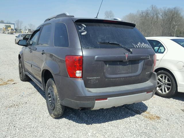 2CKDL73F676066354 - 2007 PONTIAC TORRENT GRAY photo 3