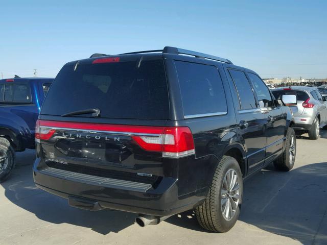 5LMJJ2HT7FEJ02430 - 2015 LINCOLN NAVIGATOR BLACK photo 4