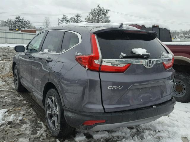 5J6RW2H81HL008575 - 2017 HONDA CR-V EXL GRAY photo 3